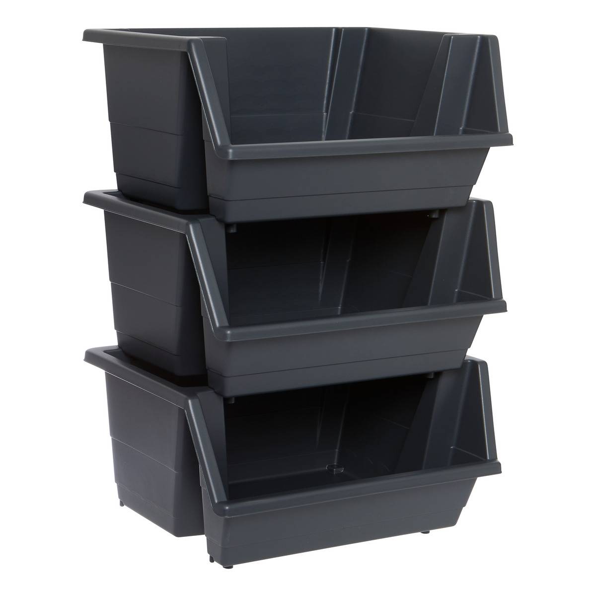 Tour de rangement rectangulaire ESSENTIELS noir, 5FIVE SIMPLY SMART