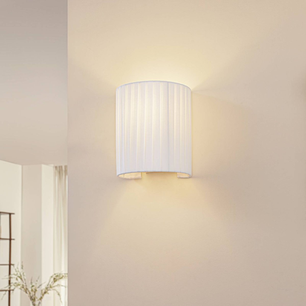Applique en textile, Virelle blanc, LINDBY