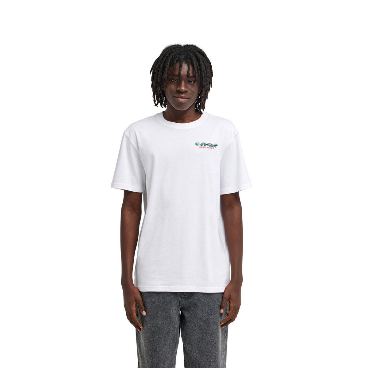 T-Shirt manches courtes MAGIC HIKES blanc optic white, ELEMENT