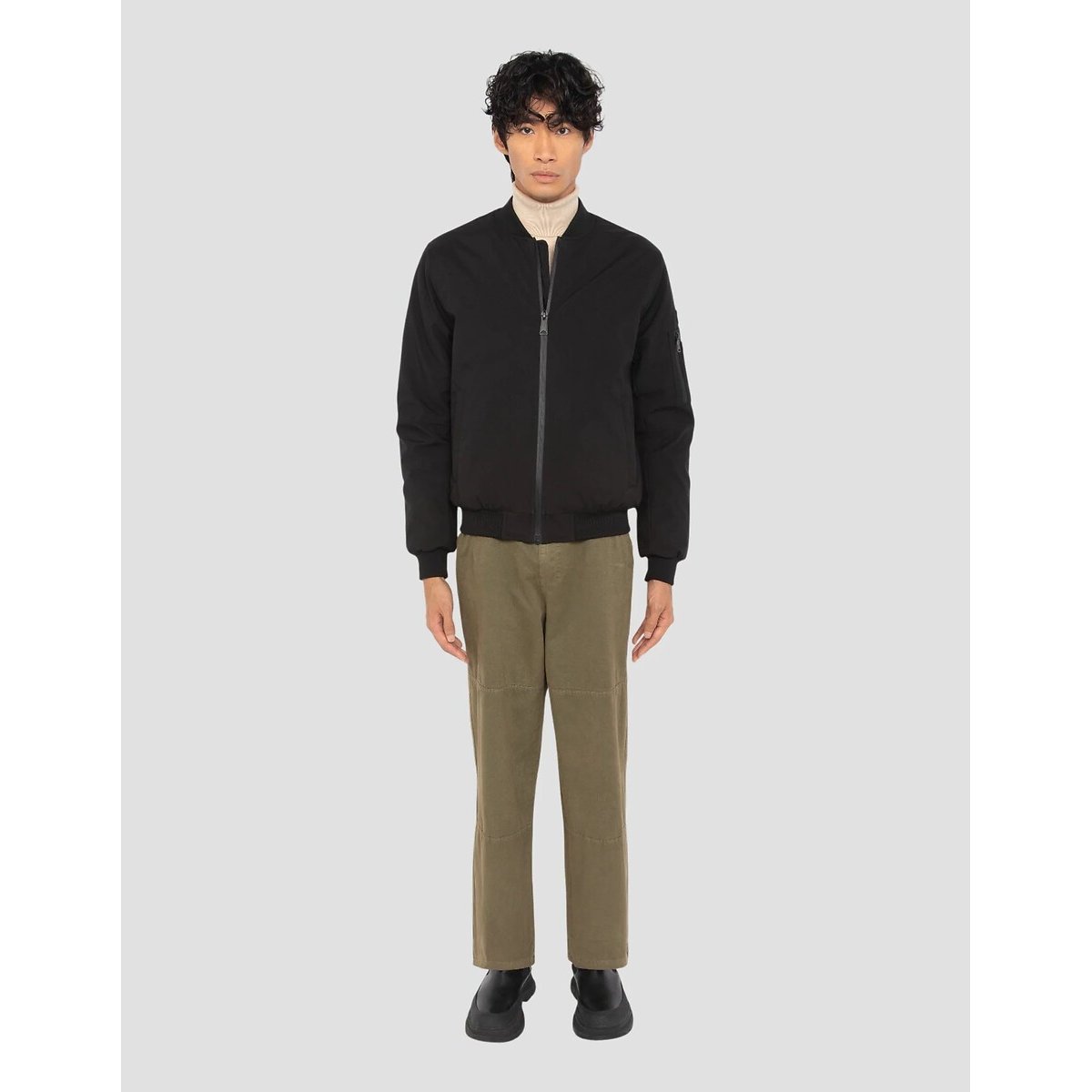 Blouson bomber, unisexe, DENIS noir, SCHOTT