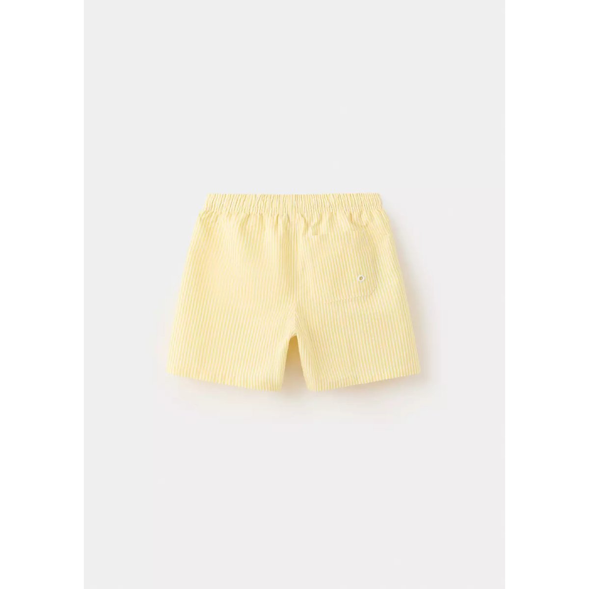 Maillot de bain rayures seersucker jaune, MANGO KIDS