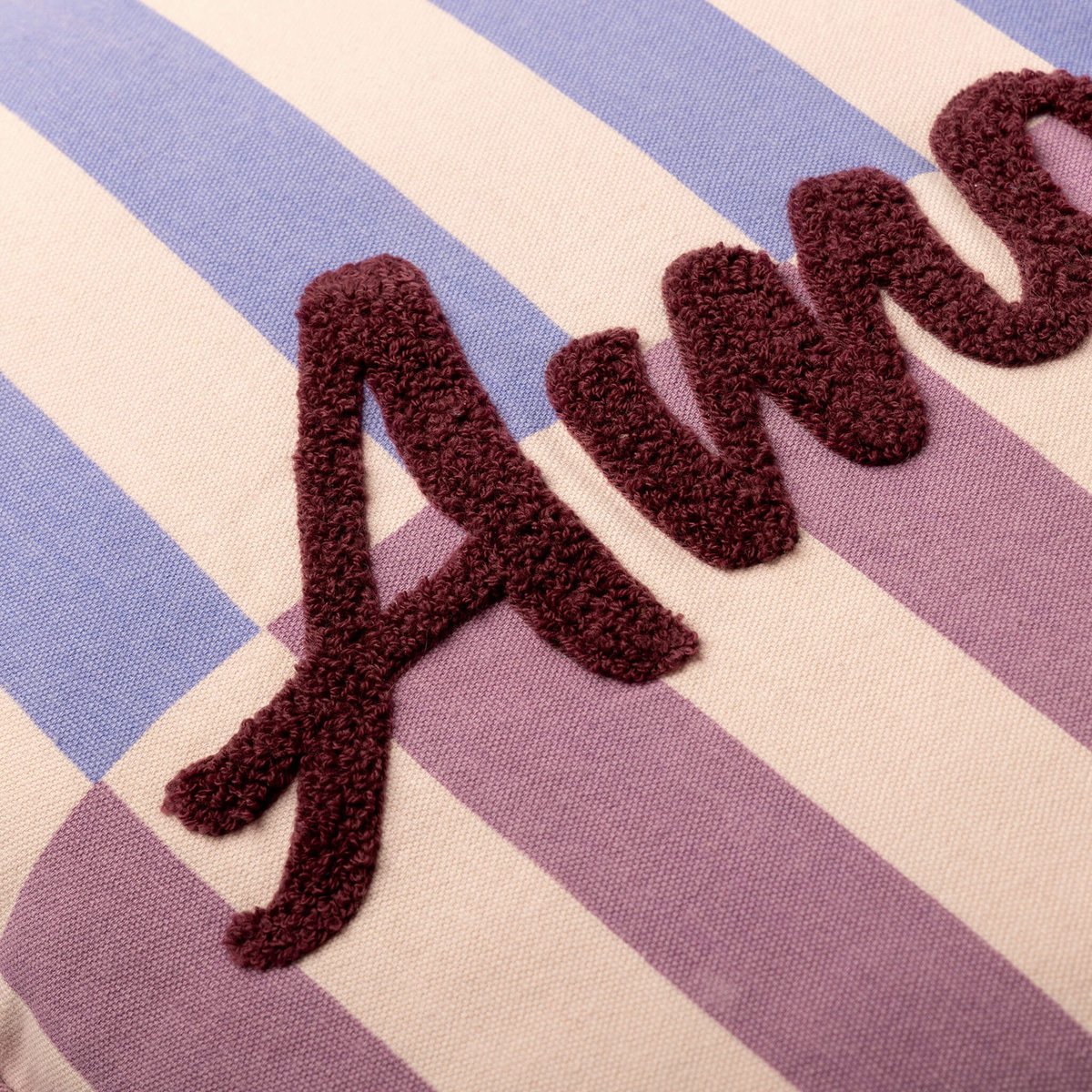 Coussin Amour violet, DUTCH DECOR