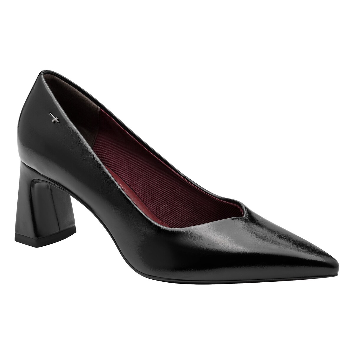 Escarpins pointus vernis noir, TAMARIS