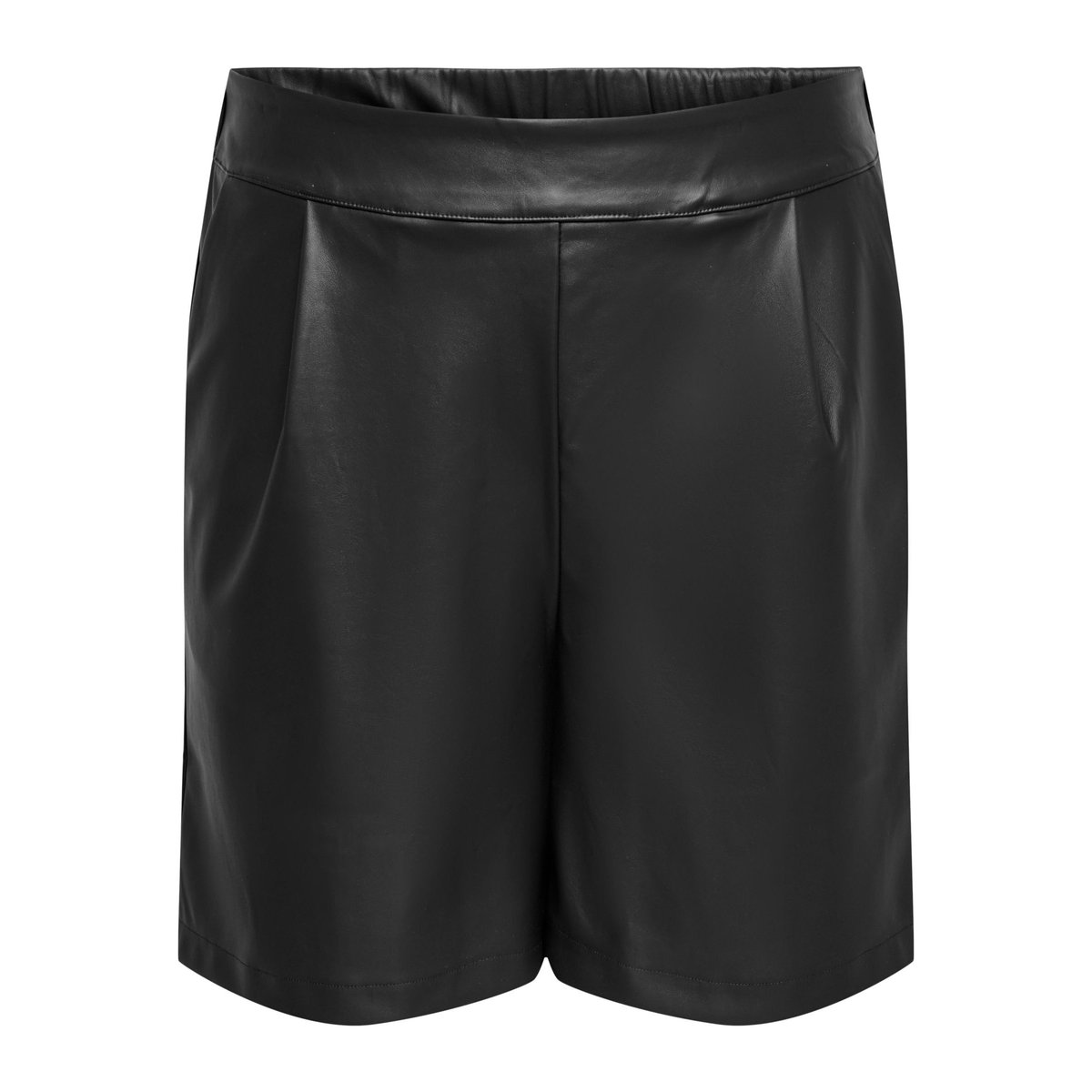 Short En Cuir noire - black, ONLY CARMAKOMA