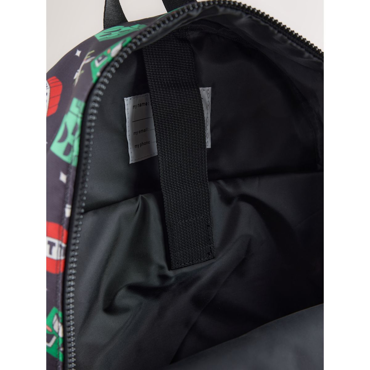 Sac à dos minecraft noir, NEXT