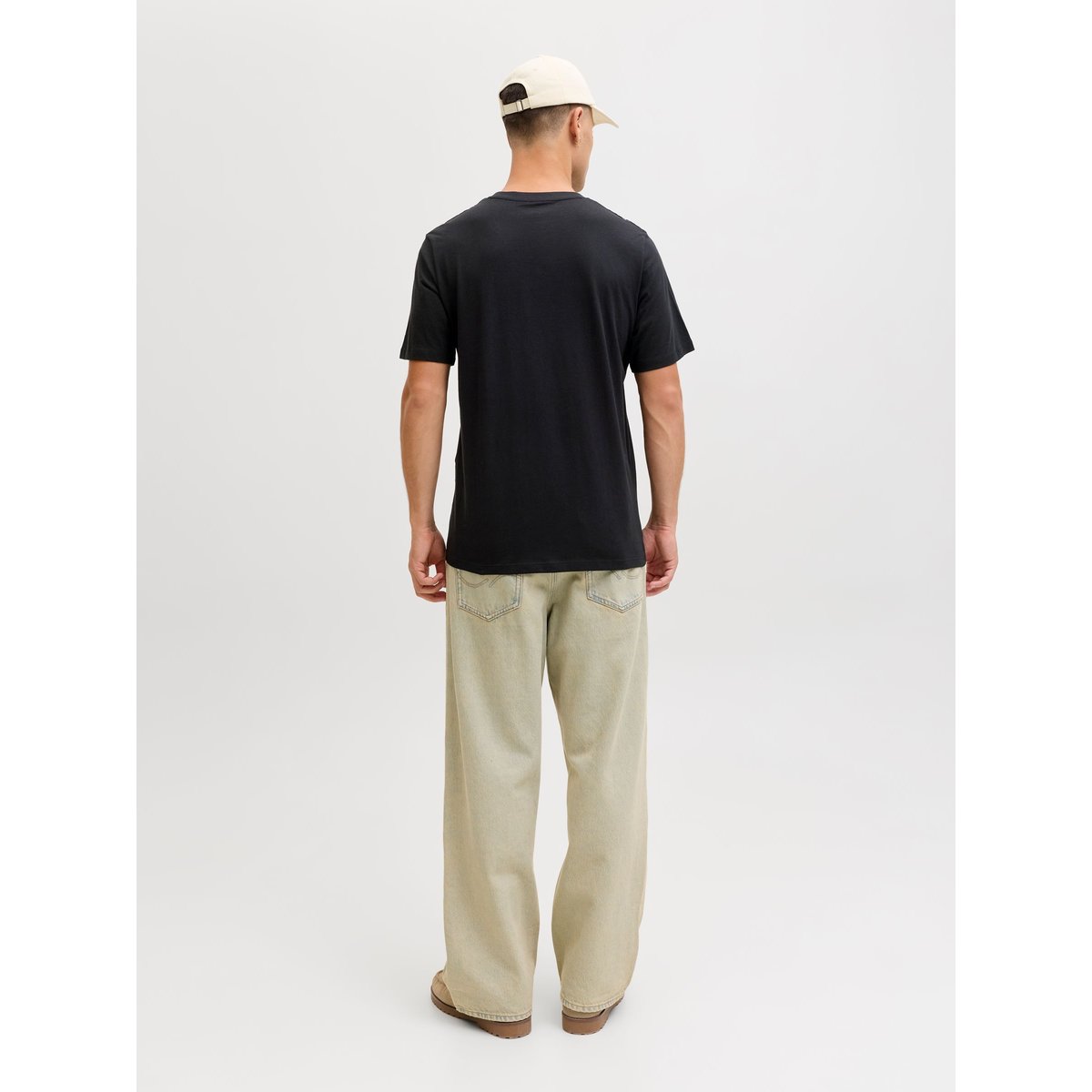 T-Shirt noire - black, JACK & JONES