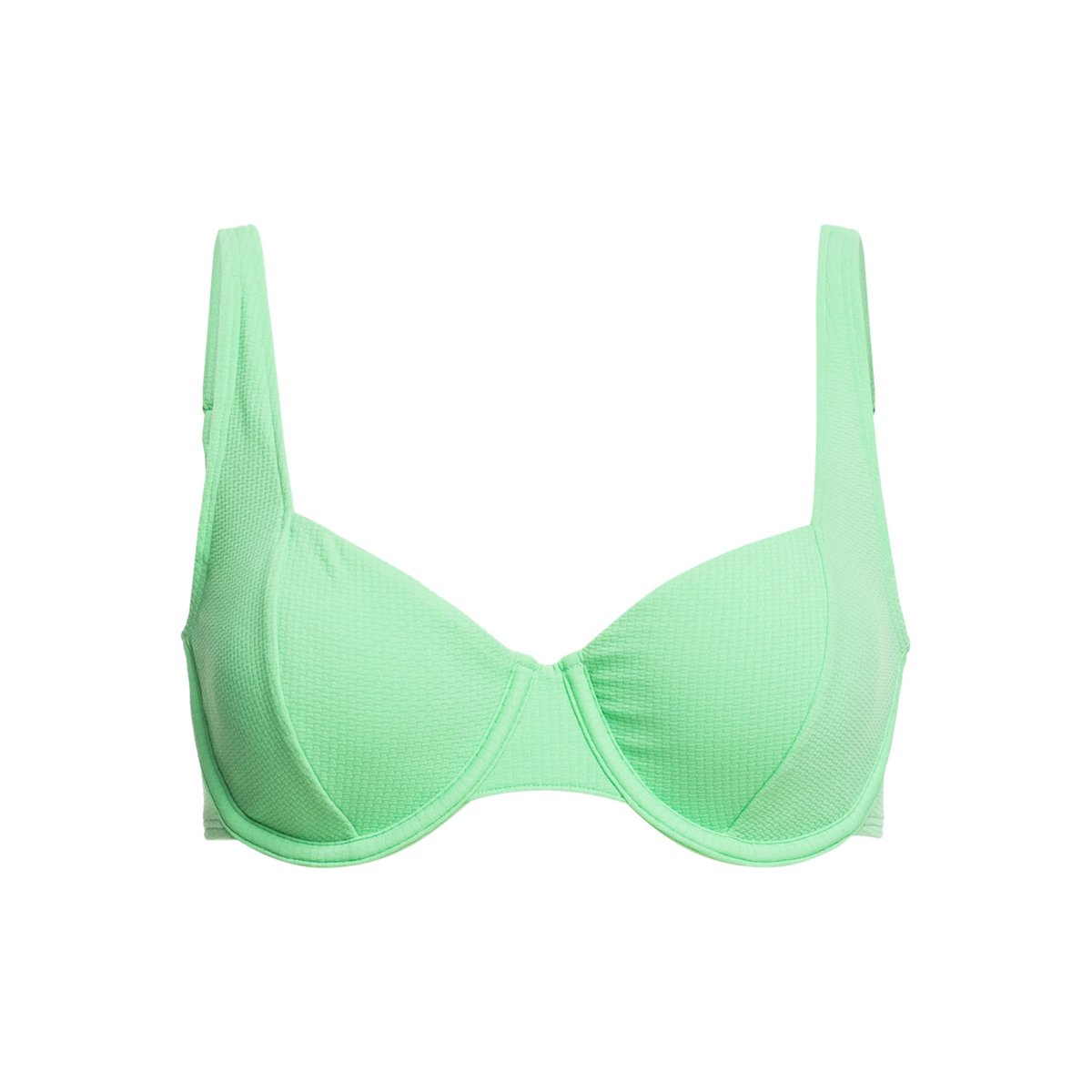 Haut de maillot de bain bikini bonnet D COLOR JAM. vert absinthe green, ROXY