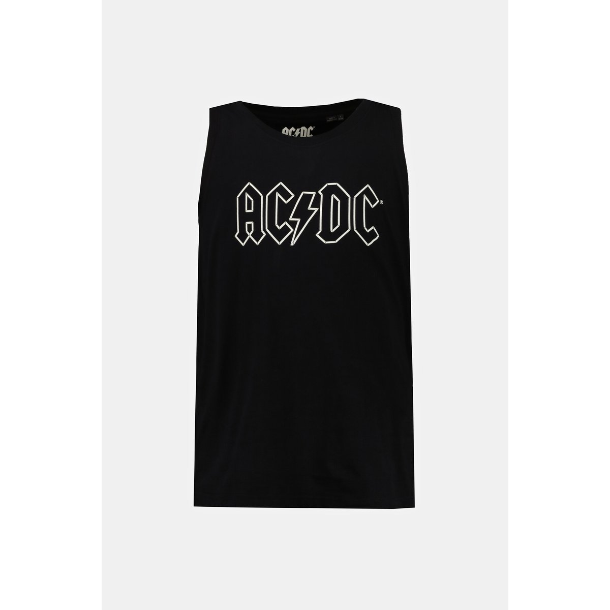 Débardeur AC/DC sans manches à col rond noir, JP1880