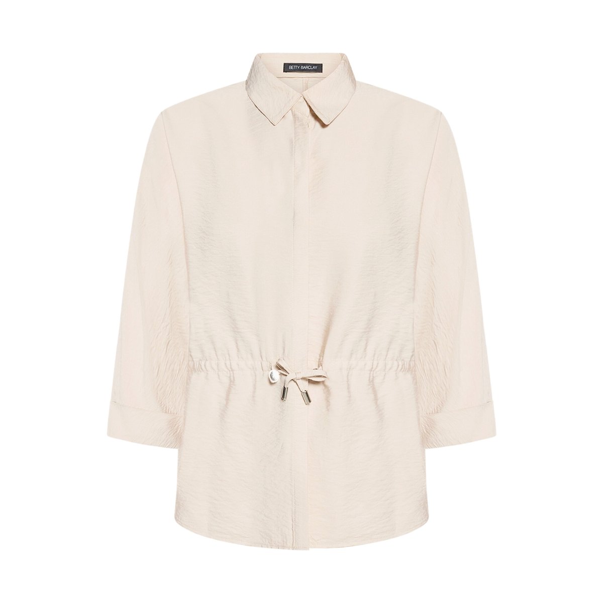 Veste façon blouse à cordon coulissant sous tunnel gris, BETTY BARCLAY