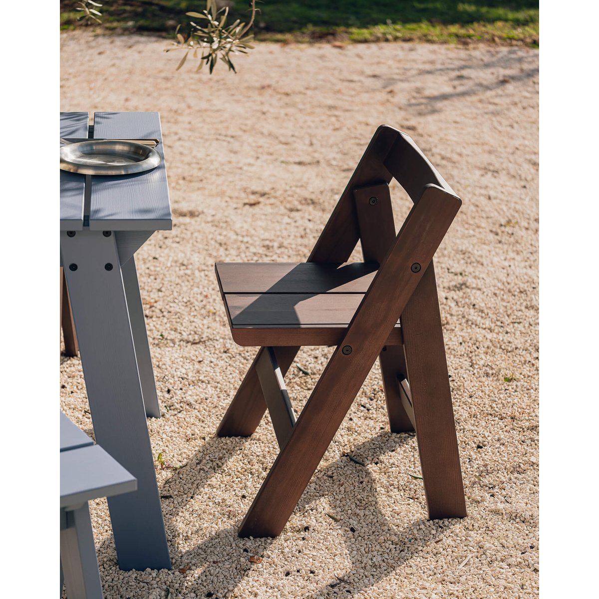 noo.ma Chaise pliante Navo vert forêt, NOO.MA