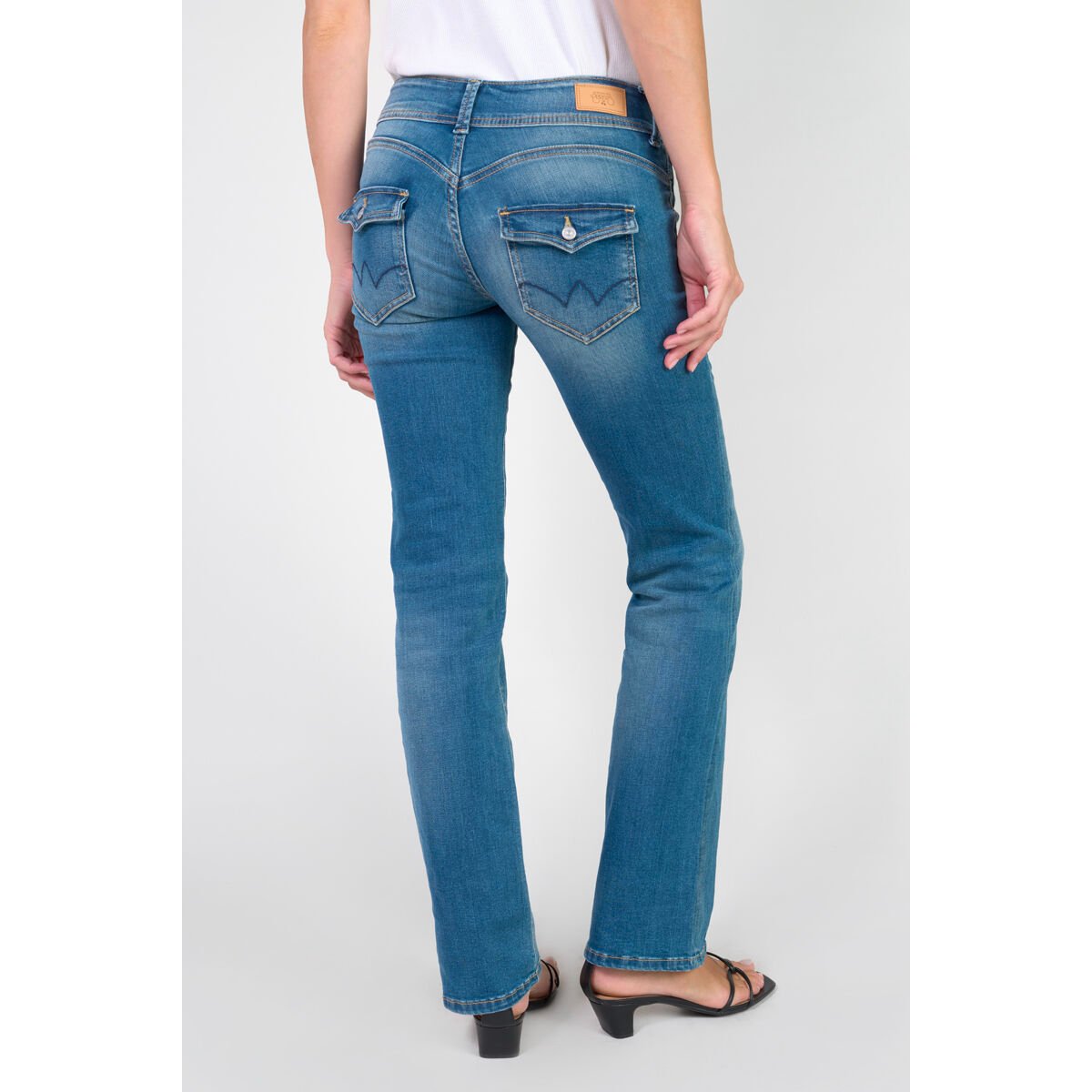 Jeans bootcut 2002, longueur 34 blue, LE TEMPS DES CERISES