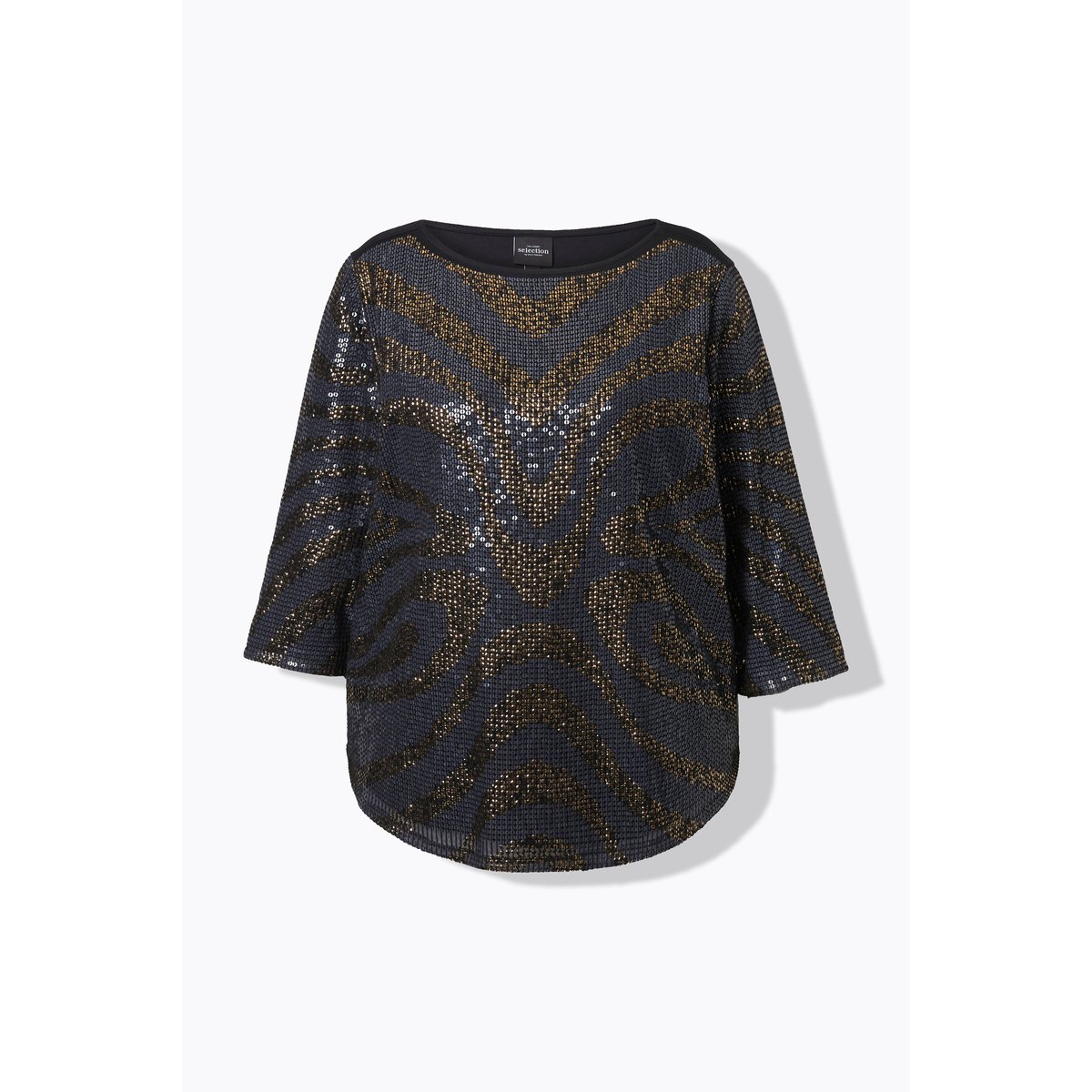 Blouse doublée noir, ULLA POPKEN