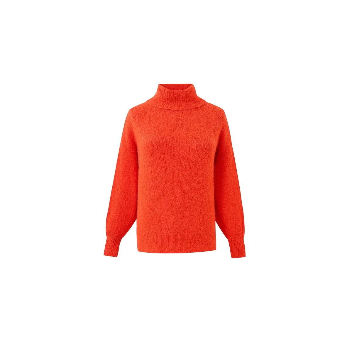 Pull  col roulé ANGELONIA rouge, FRNCH