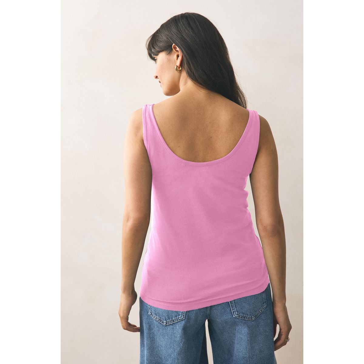 Débardeur à bretelles larges, lot de 5 bleu/rose/sauge/avoine/noir, NEXT