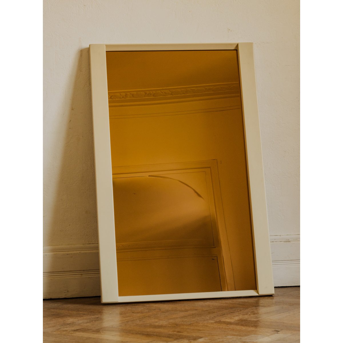Miroir en bois crème Igor N°1183 - Bon état crème, DEBONGOUT