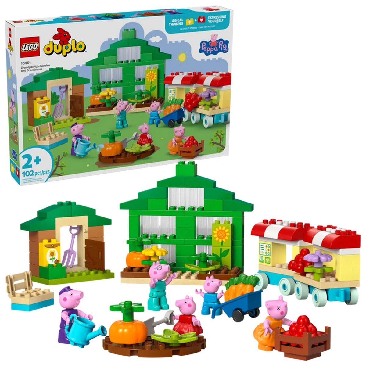 Le jardin de Papy Pig et la serre multicolore, LEGO