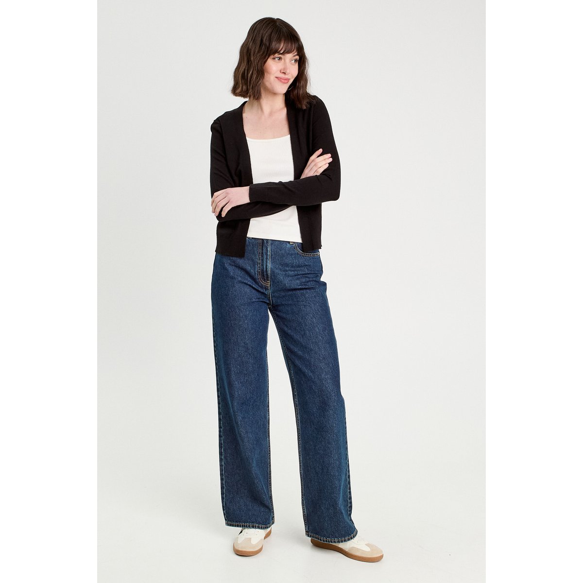 Gilet manches longues noir, CACHE CACHE