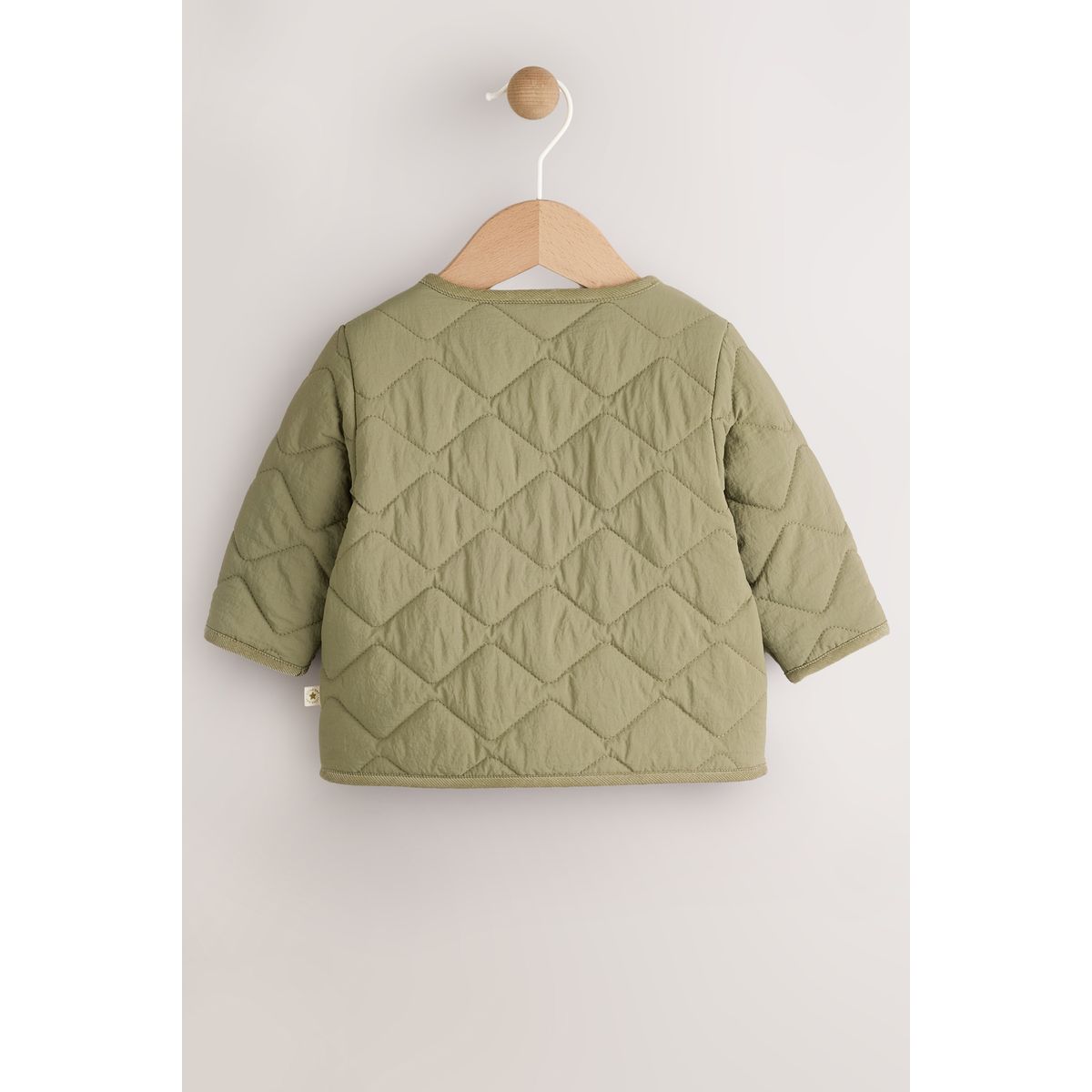 Veste bébé matelassée en nylon vert kaki, NEXT