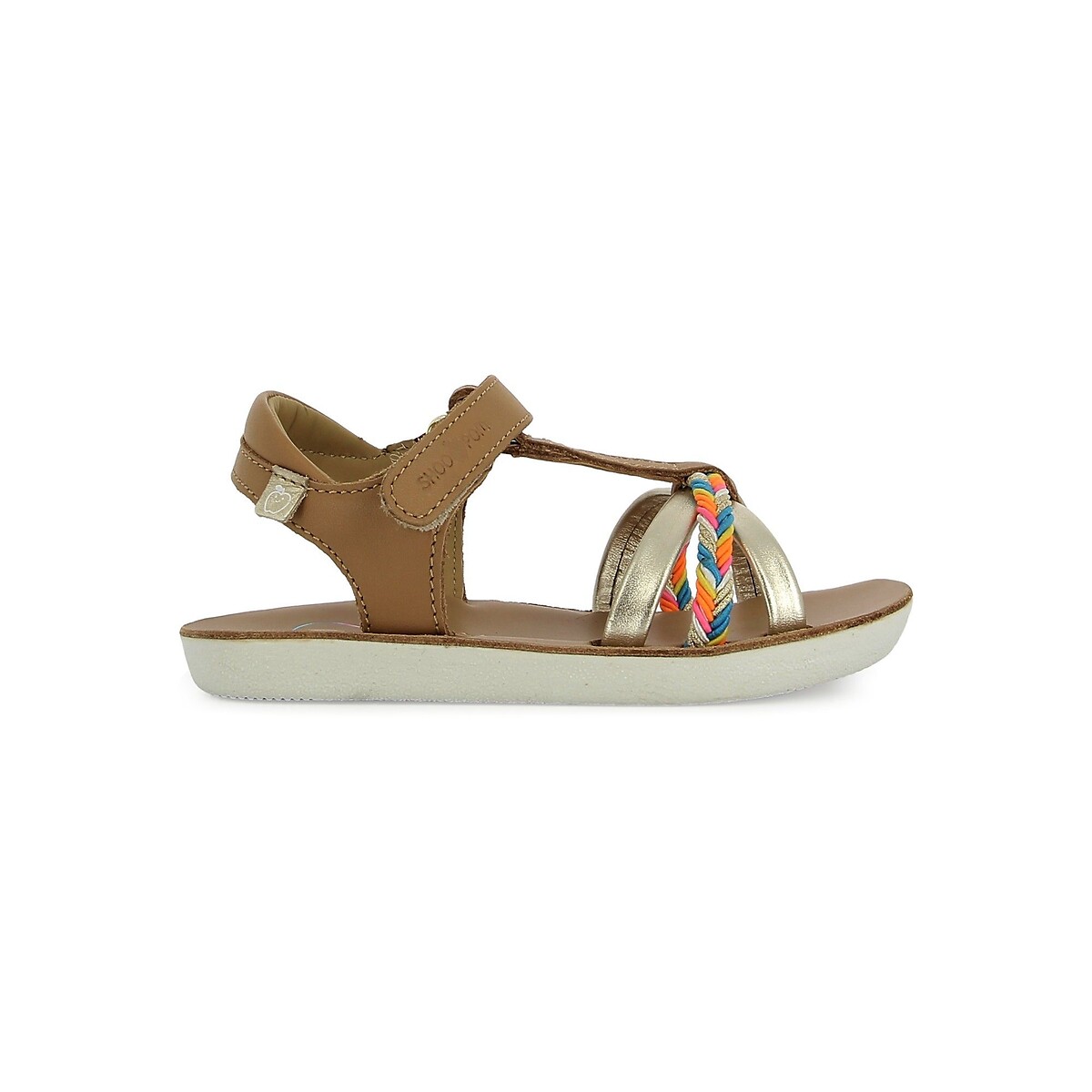 Sandalen met klittenbandsluiting GOA SALOME camel, SHOO POM