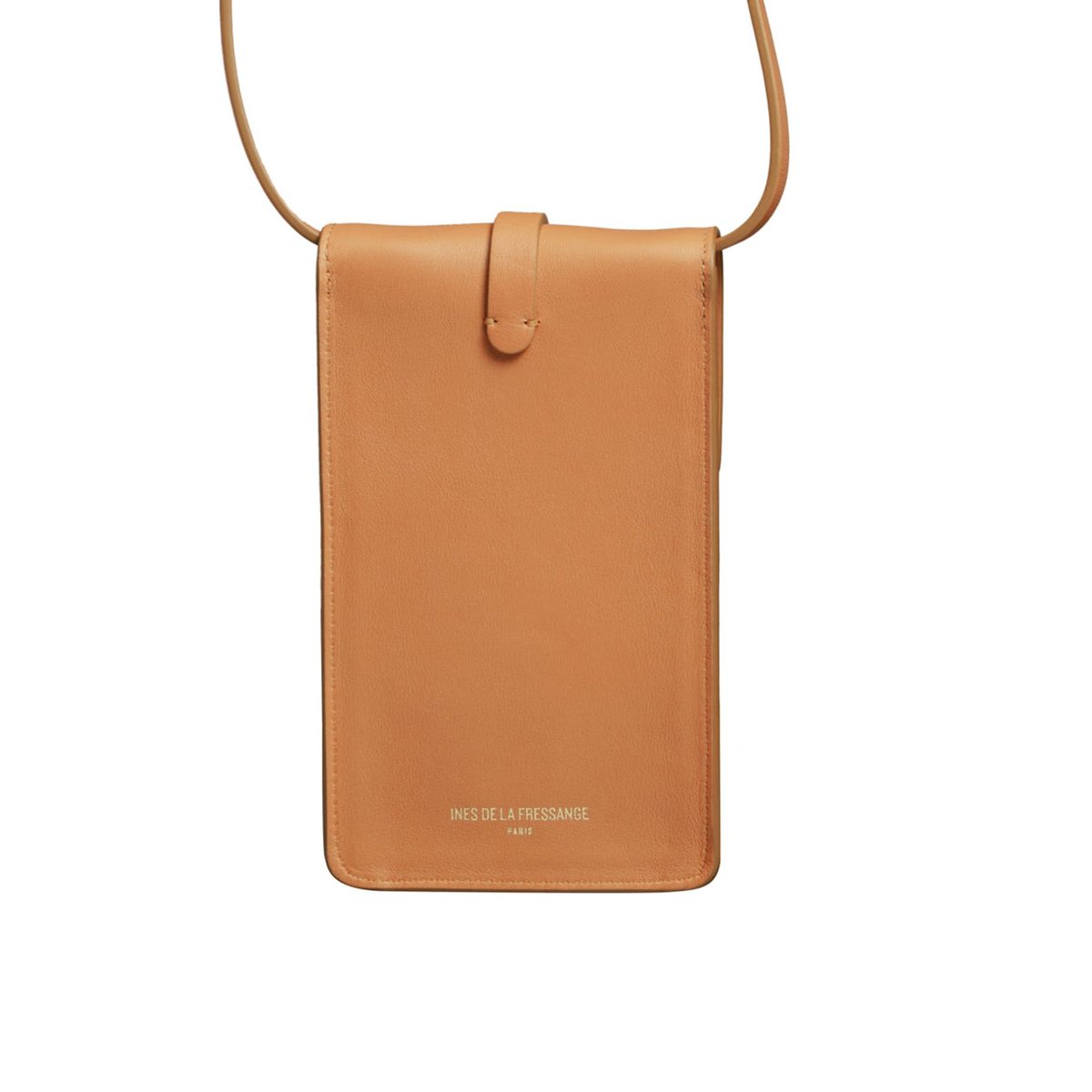 Pochette léonore marron, INES DE LA FRESSANGE PARIS