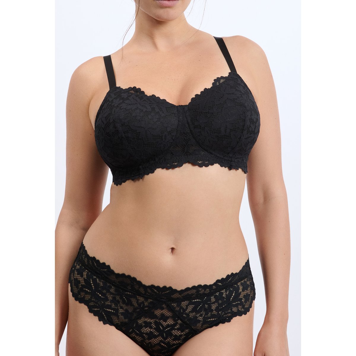 Soutien-gorge coques fines post-mastectomie LEGENDE POST O noir, ETAM