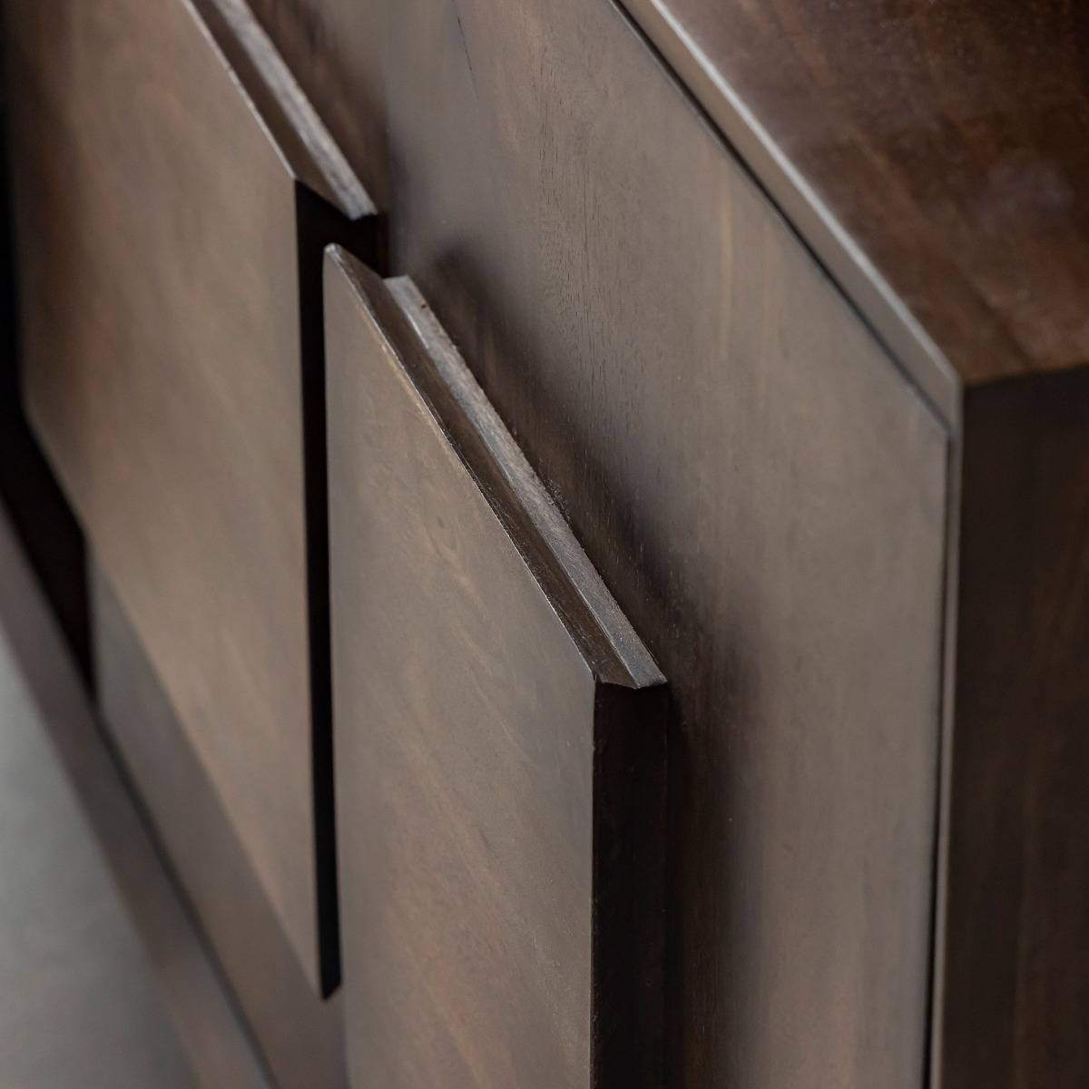 Buffet en bois de manguier HESTIA bois foncé, MADE IN MEUBLES