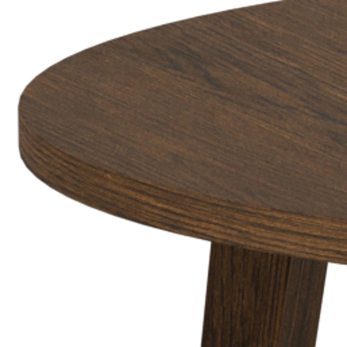 Table ronde extensible en chêne fumé L120/220 4/8 places - ALISIA bois foncé, HELLIN, DEPUIS 1862