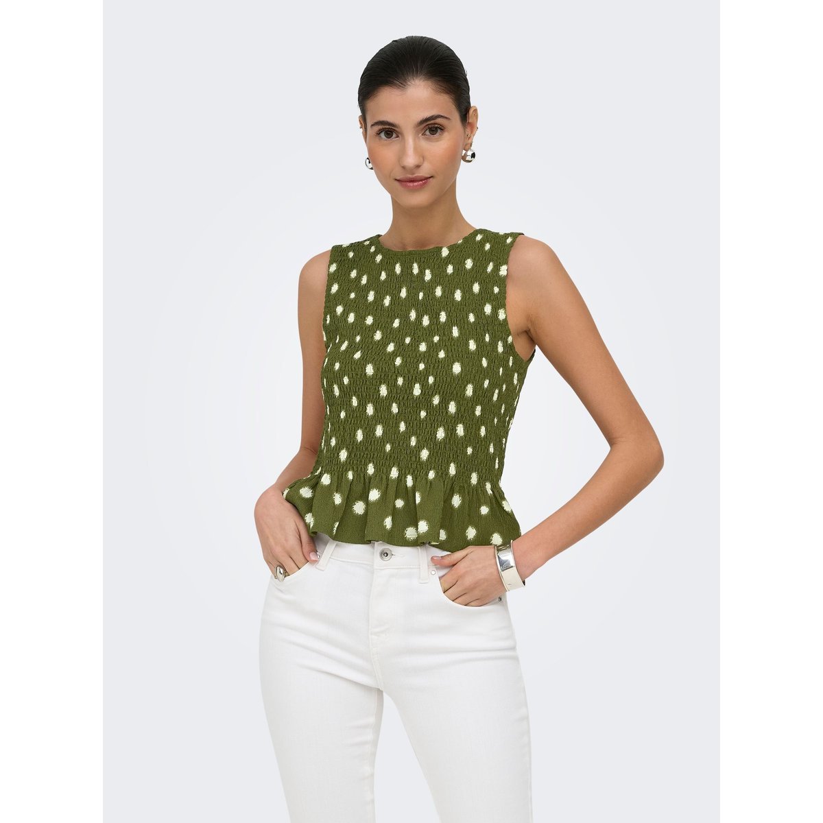 Top capulet olive, ONLY
