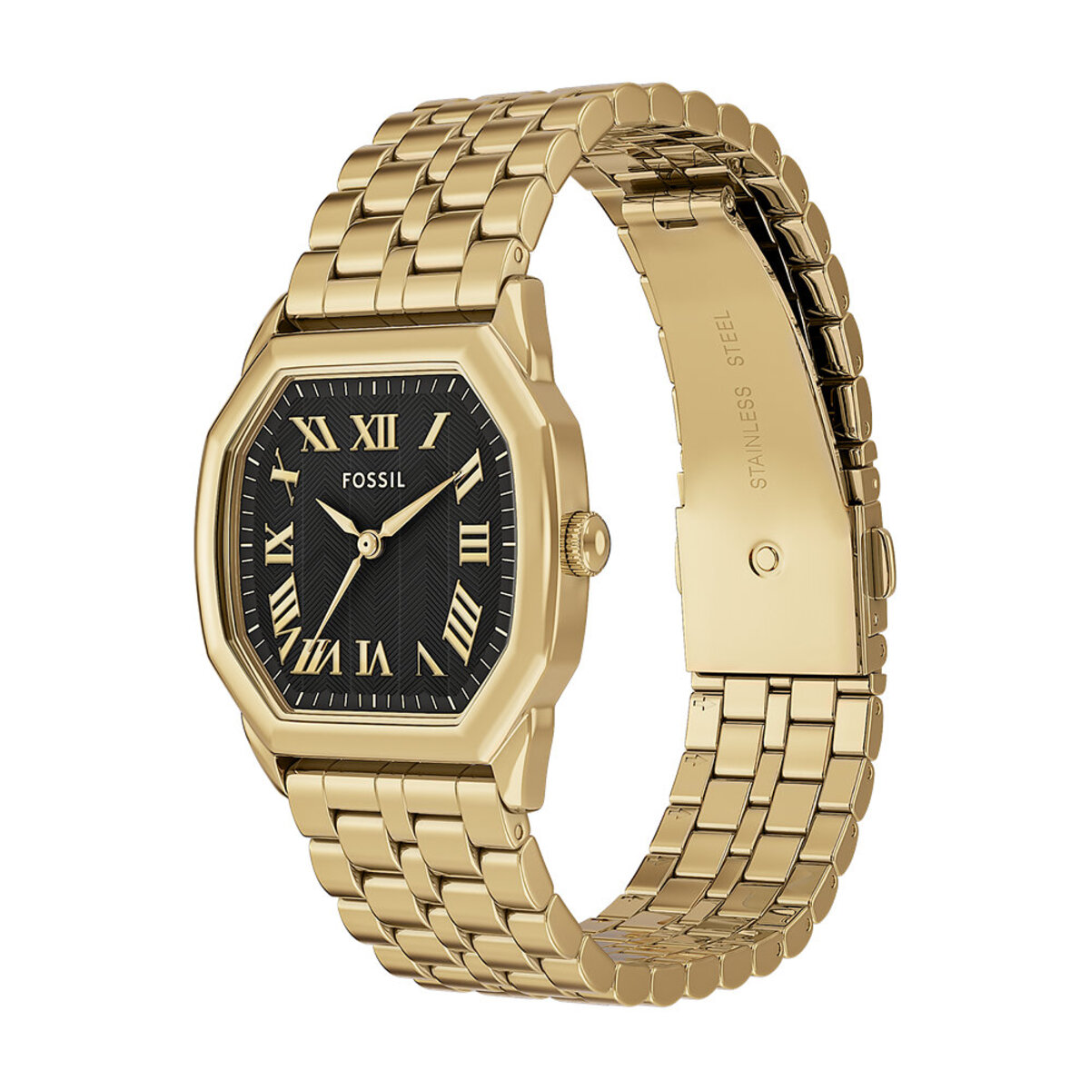 Montre Analogique HARLOW doré noir doré, FOSSIL