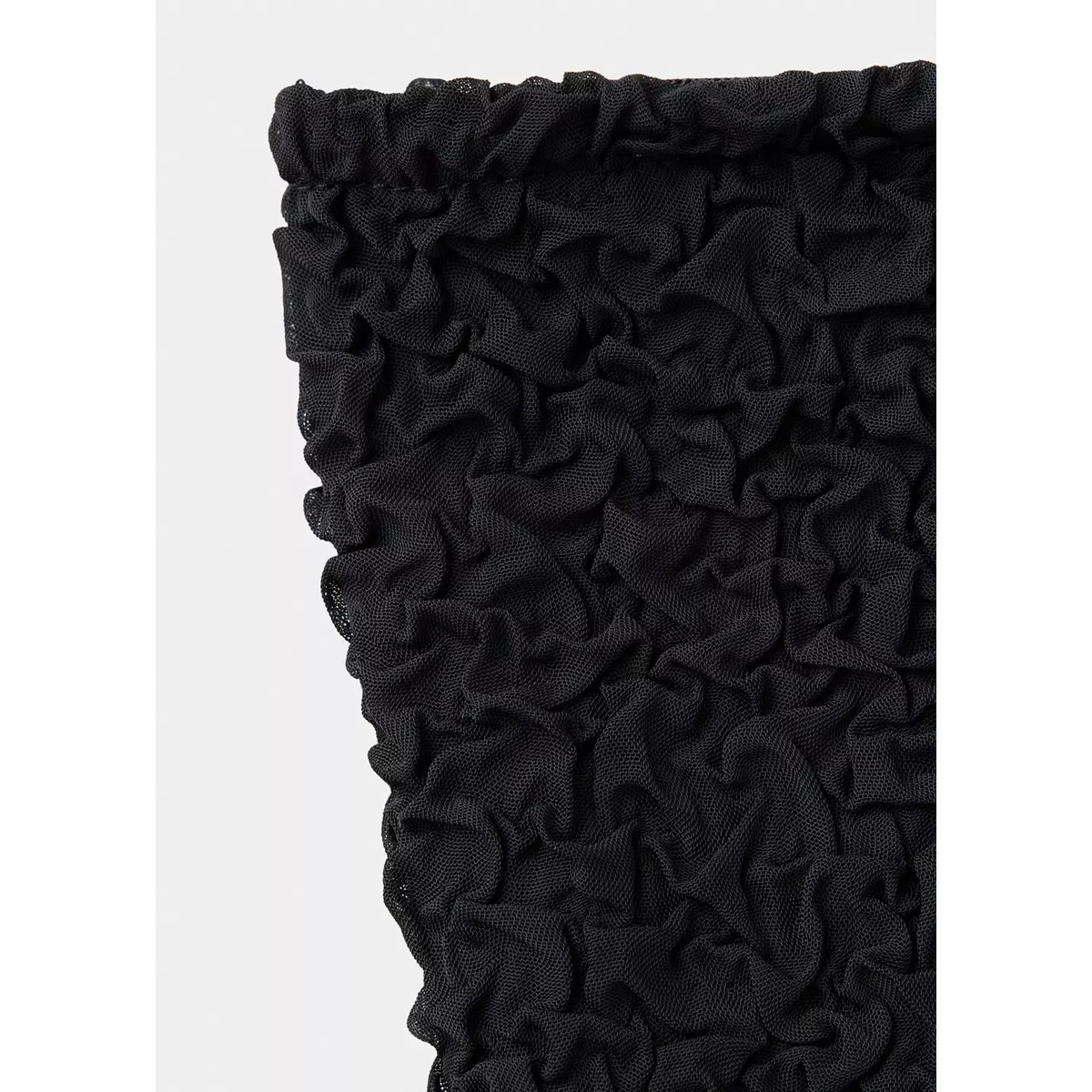 Bustier texturé noir, MANGO TEEN