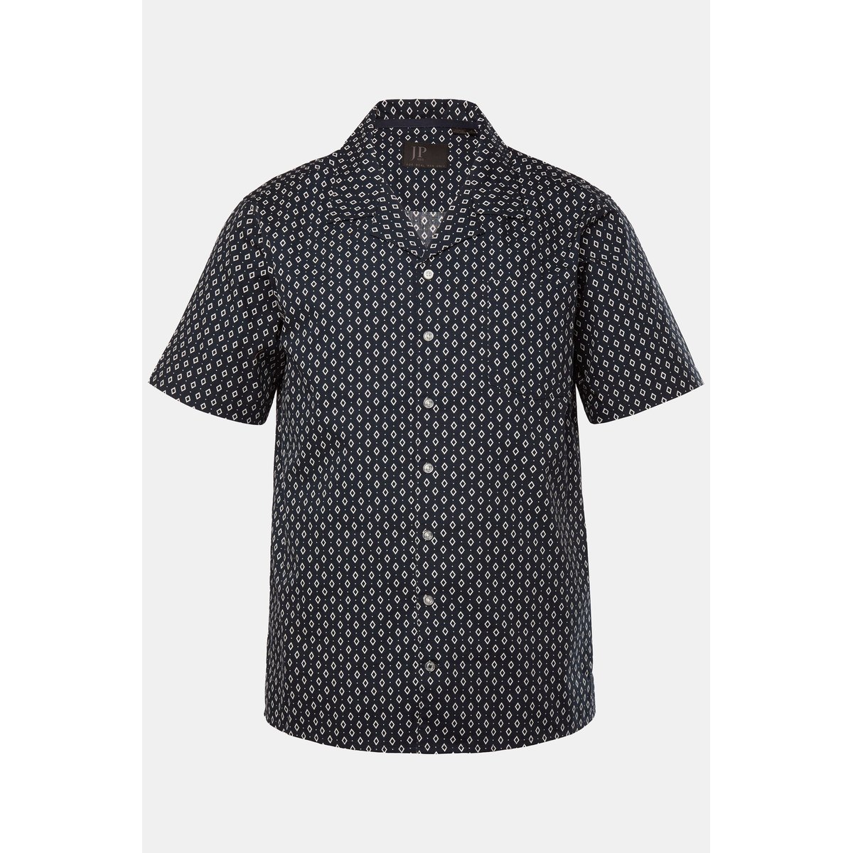 Chemise dans un imprimé all-over bleu marine, JP1880
