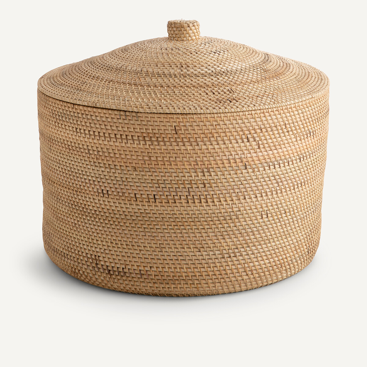 Panier en rotin et bambou tressé, Mirella naturel, AM.PM