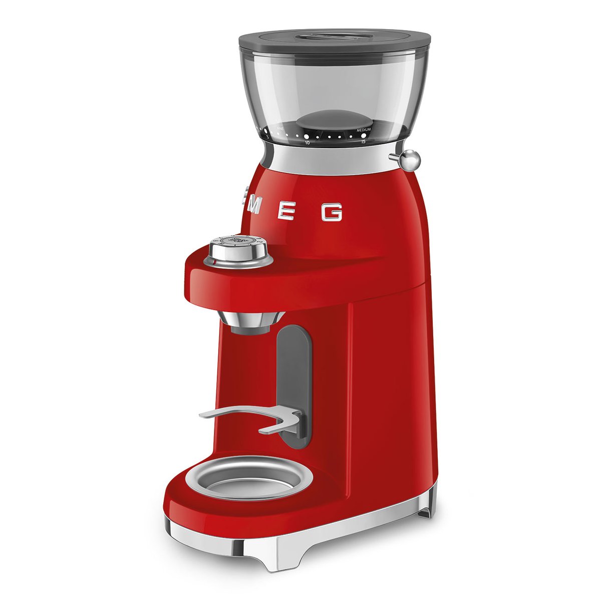 Broyeur à cafe CGF03 rouge brillant, SMEG