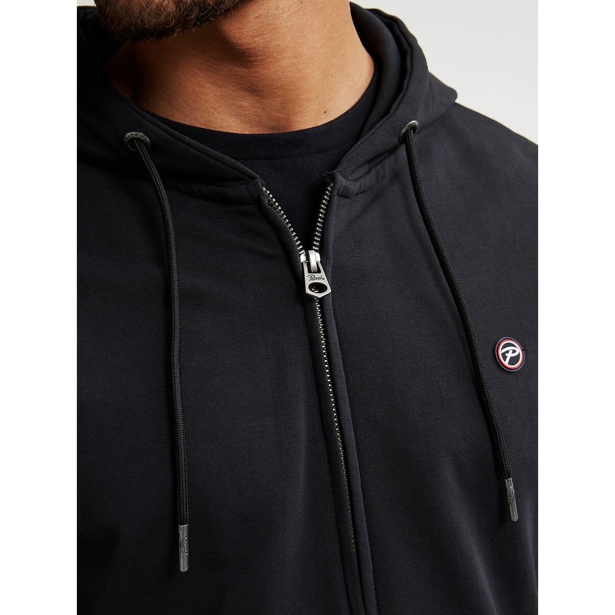 Zip-Up Hoodie black, PETROL INDUSTRIES