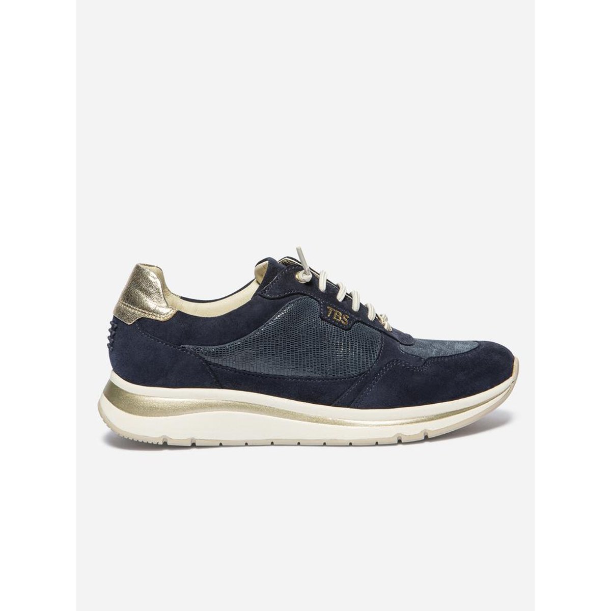 Baskets BLOLACE marine / or, TBS