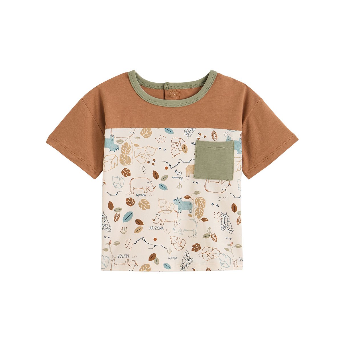 T-shirt enfant Kansas City camel, PETIT BEGUIN