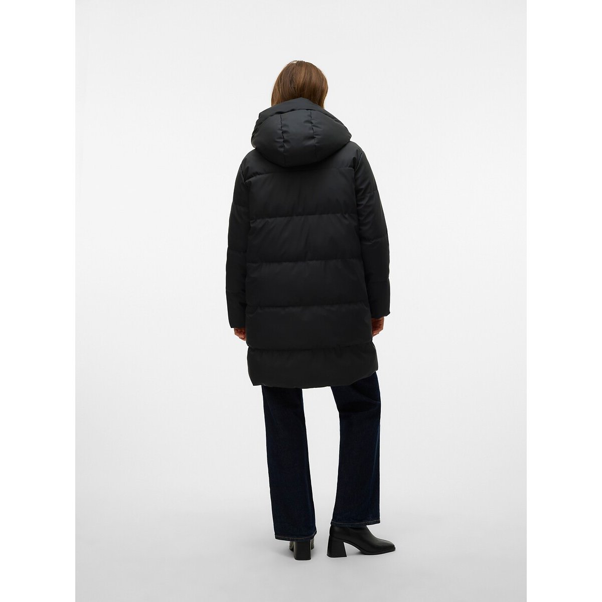 Piumino media lunghezza nero , VERO MODA