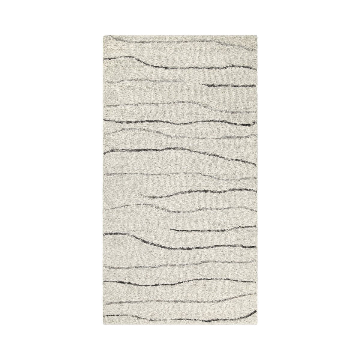 Tapis design à motifs lignes ,  HAMPTONS ELEVEN blanc crème, WECON HOME