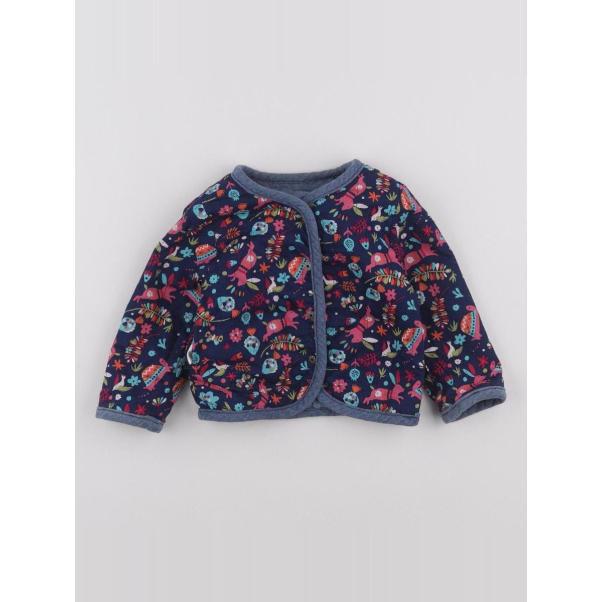 Veste réversible - Très bon état bleu, VERTBAUDET