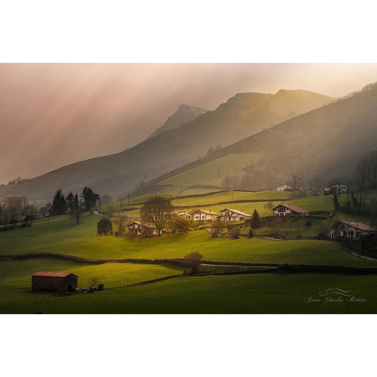 Tableau au cœur du pays basque tableau alu dibond, HEXOA
