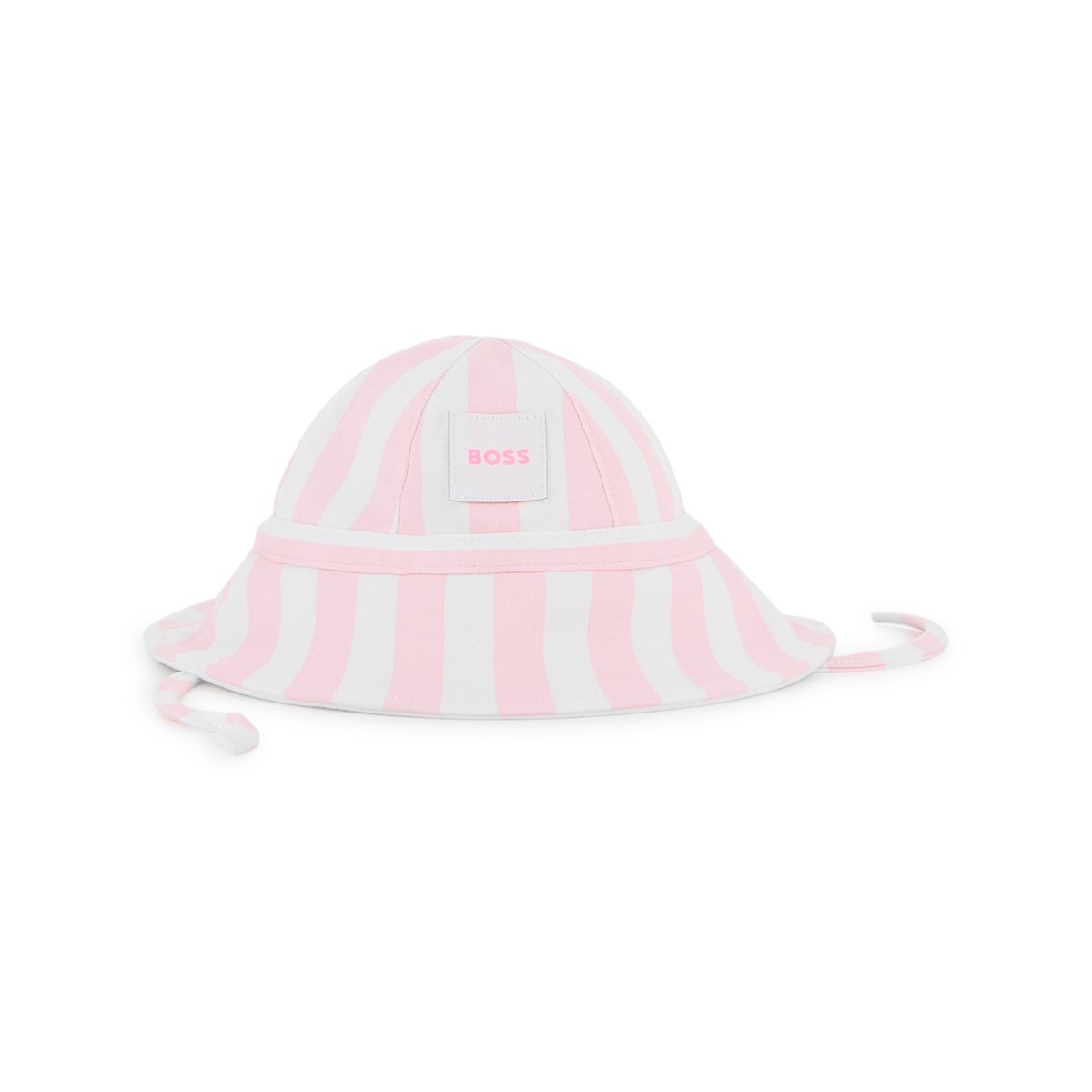 Bonnet à liens blanc, BOSS KIDSWEAR