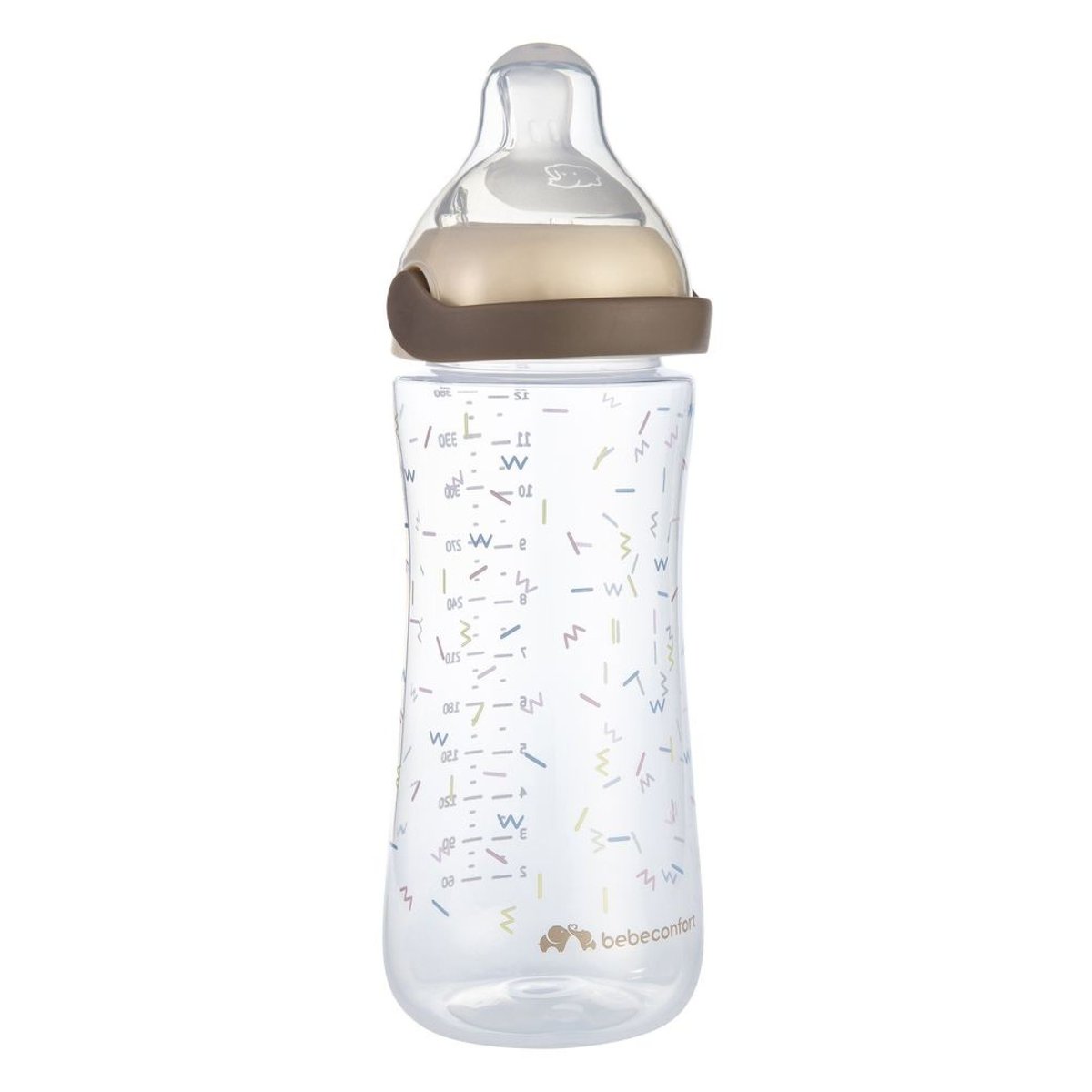 Biberon PP physio Air confort 360 ml Memphie/Sand couleur unique, BEBECONFORT
