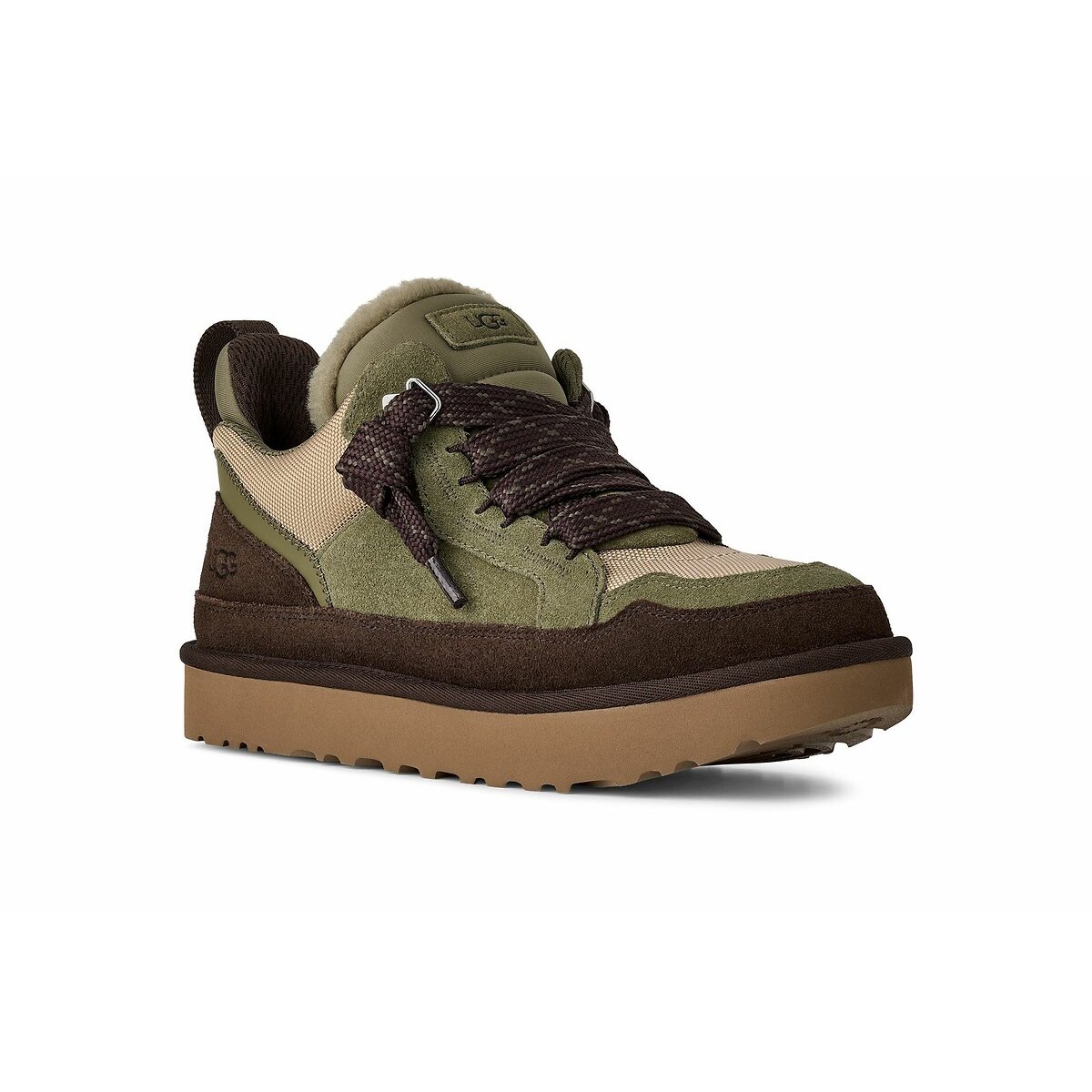 Lowmel Trainers with Faux Fur Lining khaki/black, UGG
