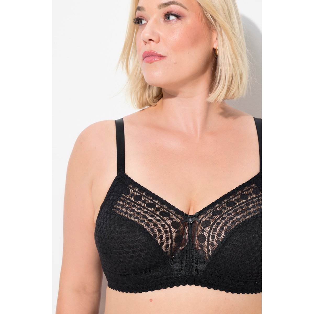Bralette TRUYOU, sans armatures noir, ULLA POPKEN