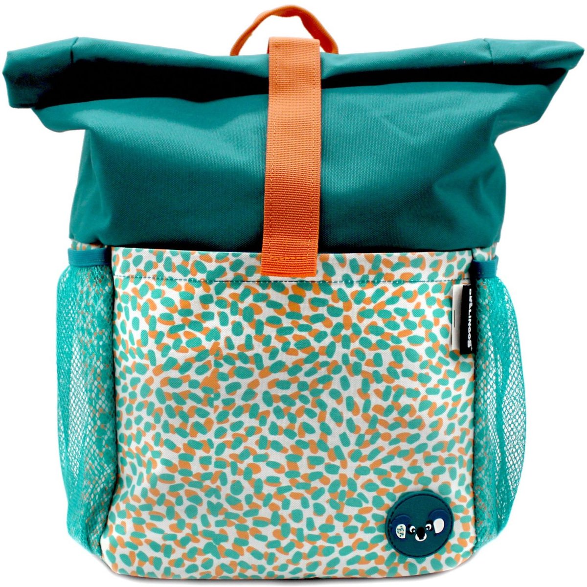 Sac à dos rolltop enfant Berlingos le koala couleur unique, LES DEGLINGOS