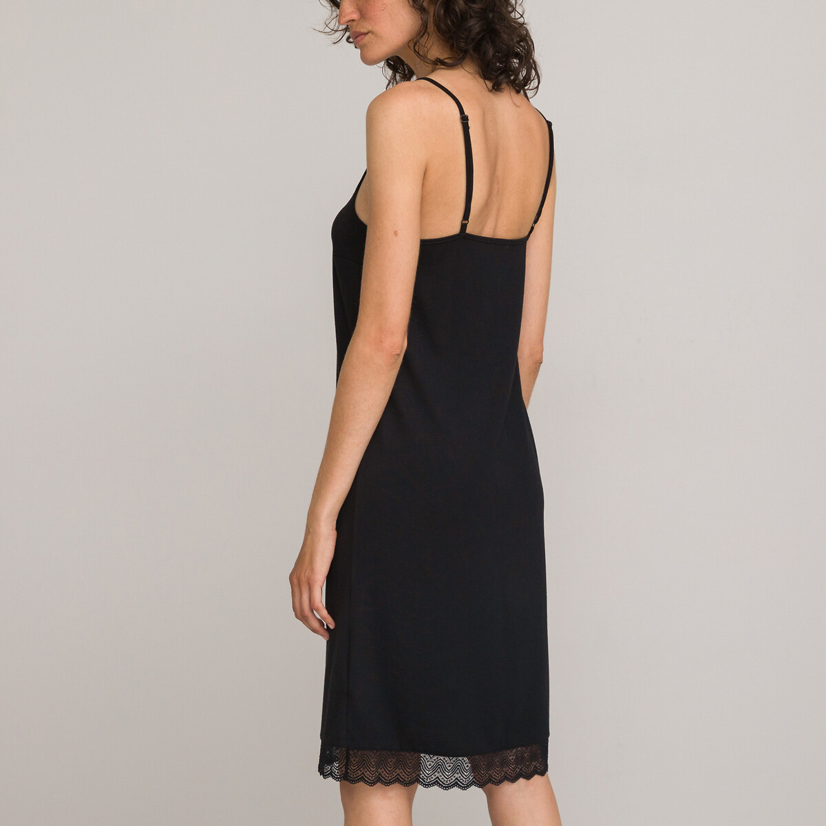 Cami Nightie black, ANNE WEYBURN