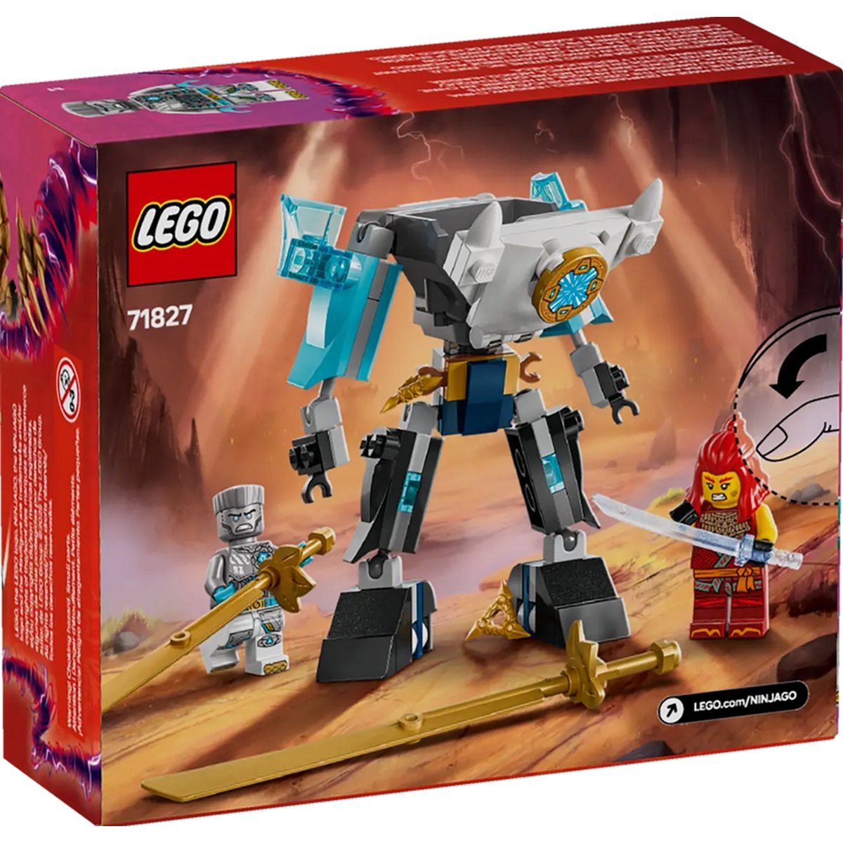 LEGO NINJAGO - Super Armure Robot de Zane - Set de Construction 71827 multicolore, LEGO