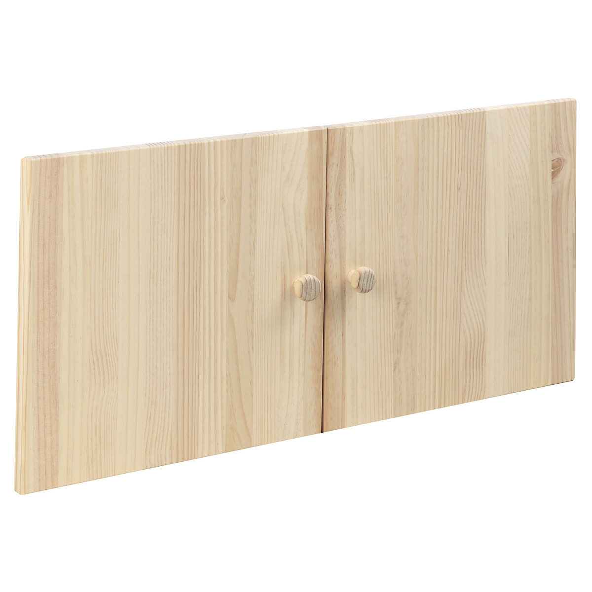 2 Doors for GALA shelf - 80 cm light wood, EUROPE & NATURE