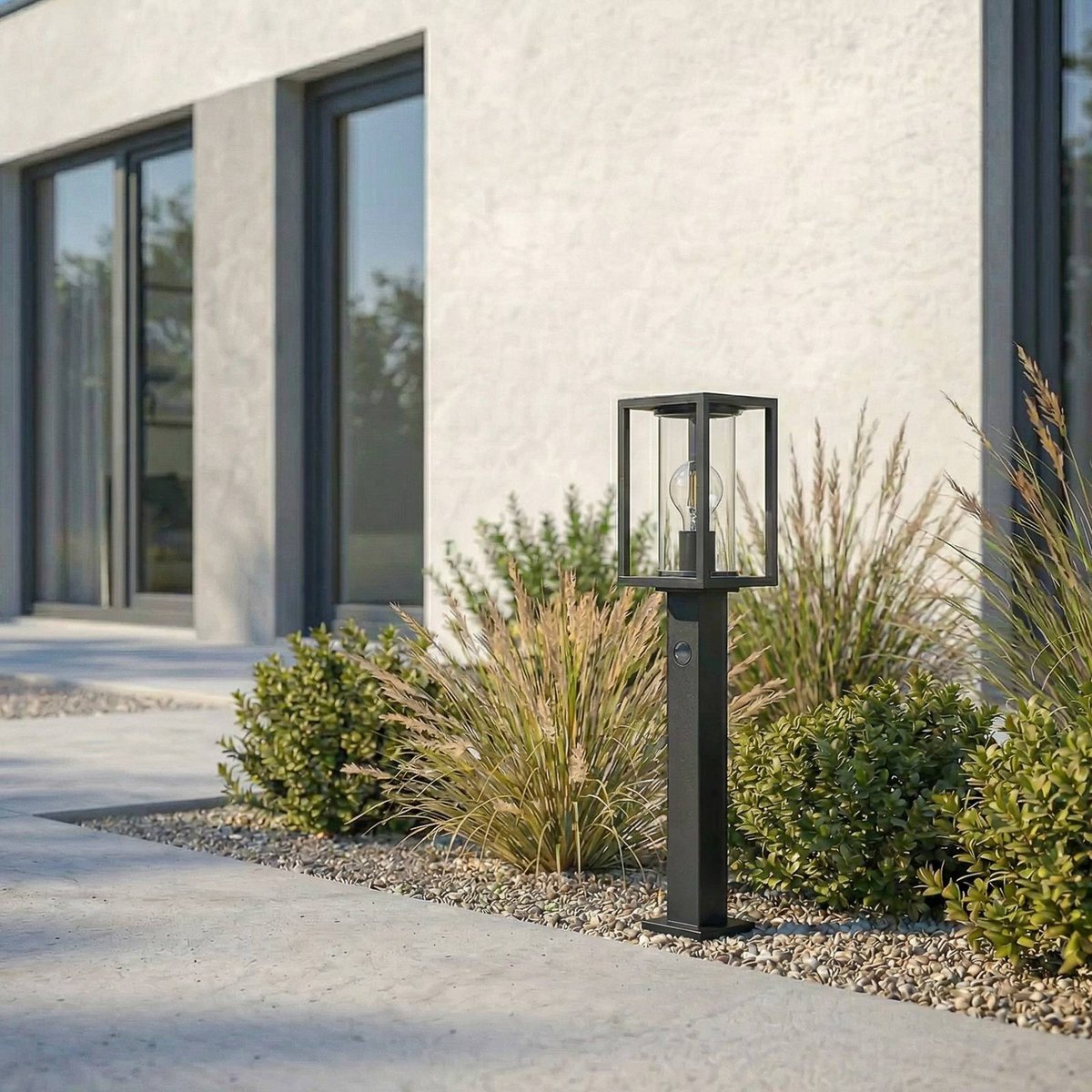 Luminaire extérieur en aluminium moderne anthracite, LUCANDE