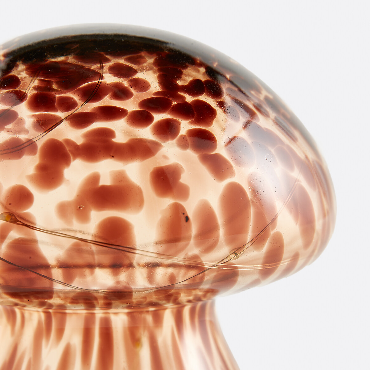 Onoki Decorative LED Mushroom Lamp in Glass brown, LA REDOUTE INTERIEURS